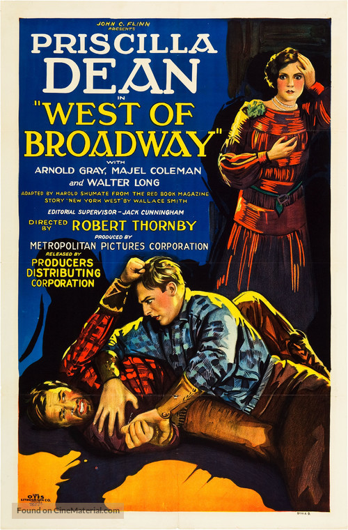 West of Broadway - Movie Poster