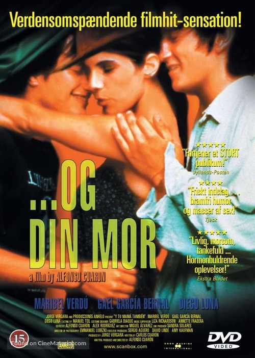 Y Tu Mama Tambien - Danish DVD movie cover