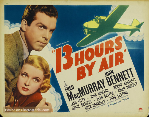Thirteen Hours by Air - Movie Poster