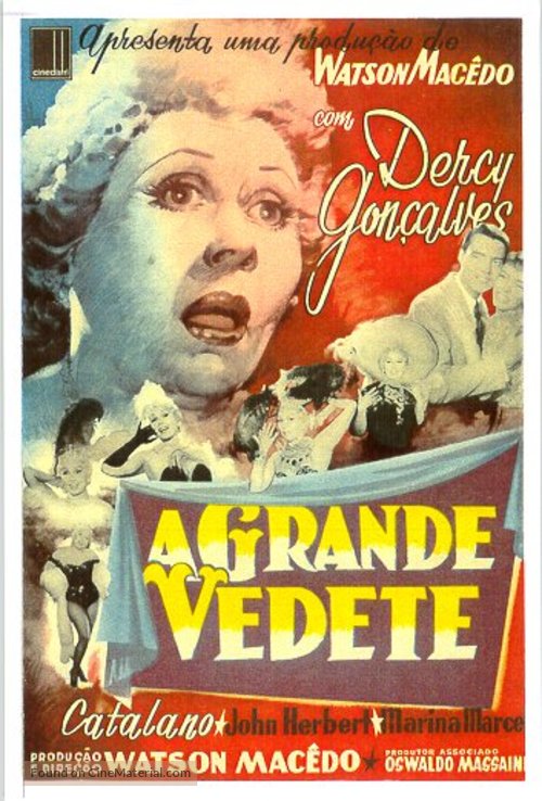 A Grande Vedete - Brazilian Movie Poster