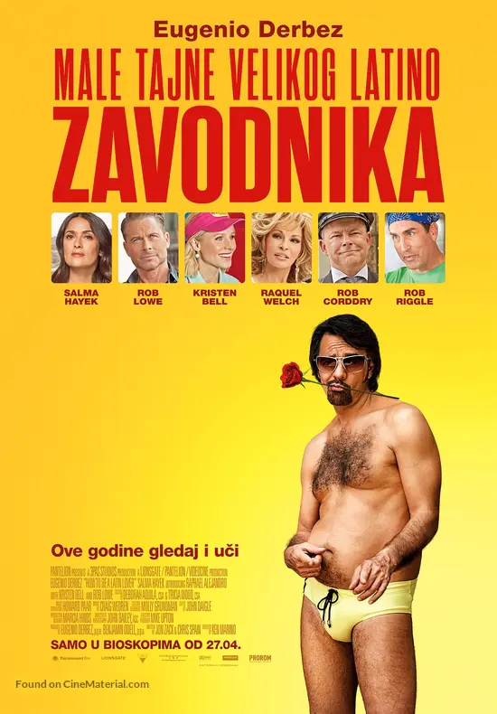 How to Be a Latin Lover - Serbian Movie Poster