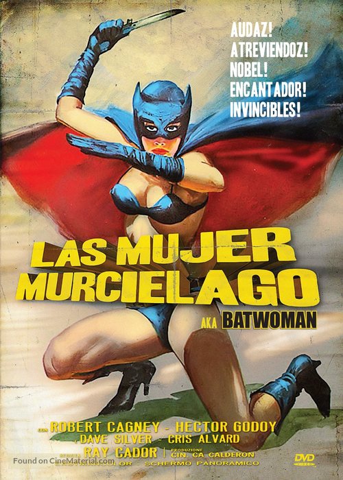 Mujer murci&eacute;lago, La - Mexican DVD movie cover