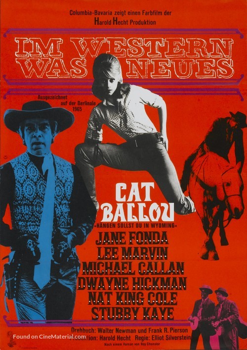 Cat Ballou - German Movie Poster