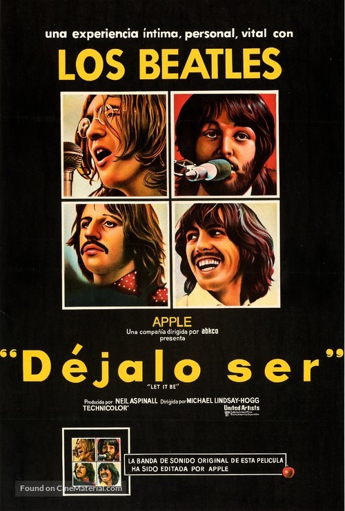 Let It Be - Mexican Movie Poster