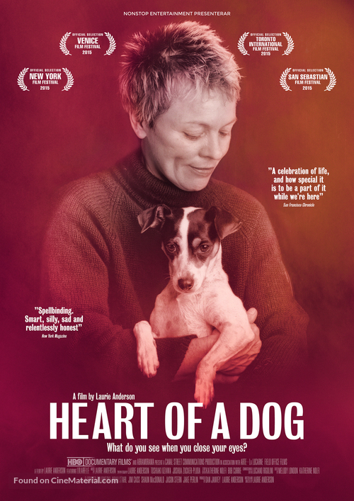 Heart of a Dog - Swedish Movie Poster