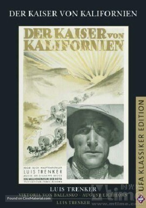 Der Kaiser von Kalifornien - German DVD movie cover