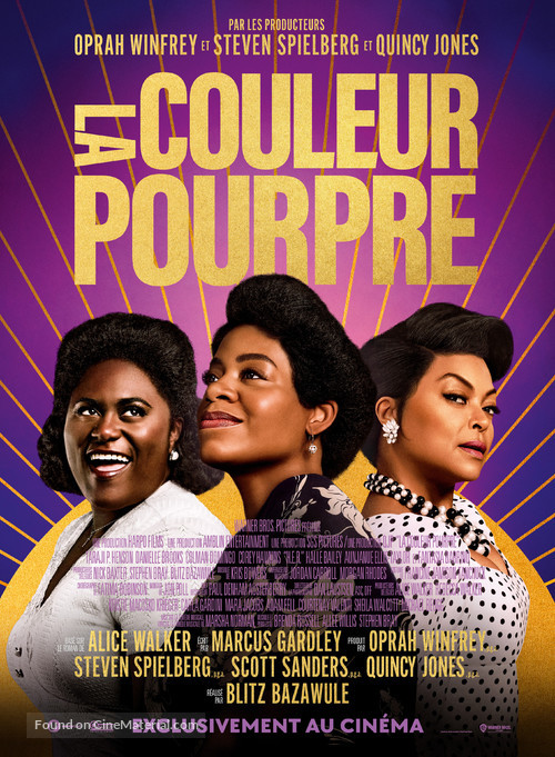 The Color Purple - French Movie Poster