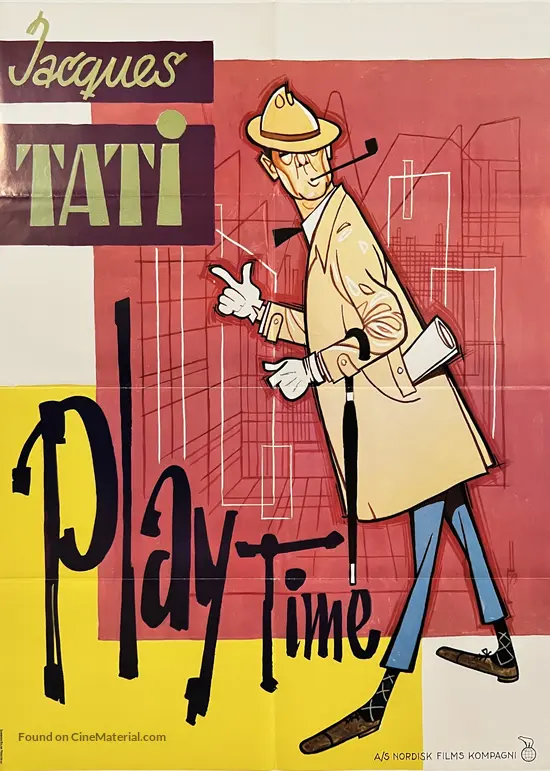 PlayTime - Danish Movie Poster
