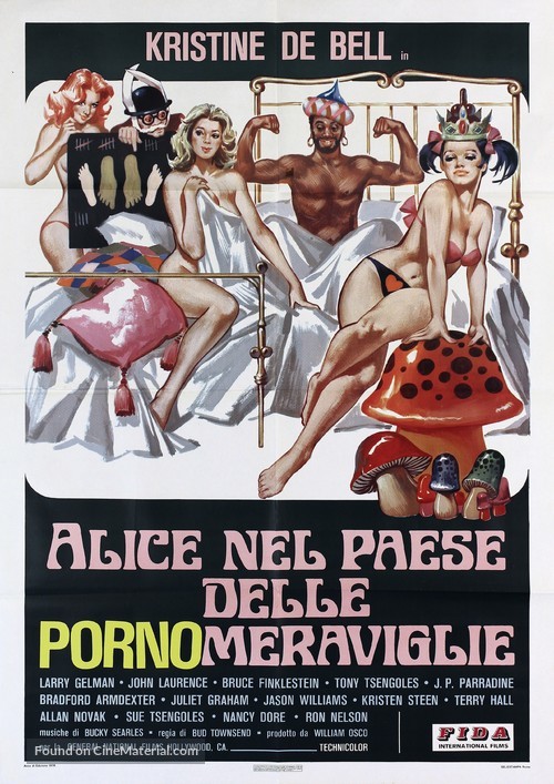 Alice in Wonderland: An X-Rated Musical Fantasy - Italian Movie Poster