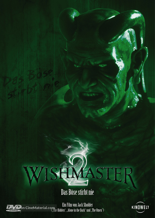 Wishmaster 2: Evil Never Dies - German DVD movie cover