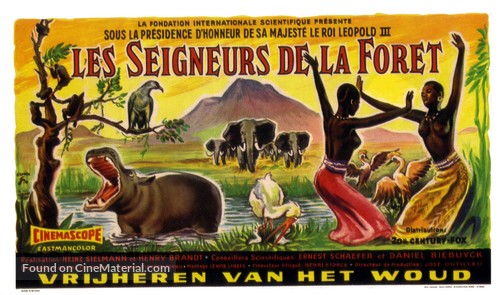 Les seigneurs de la for&ecirc;t - Belgian Movie Poster