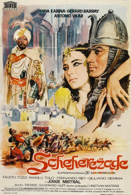 Sh&eacute;h&eacute;razade - Spanish Movie Poster