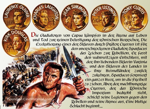 Spartacus - German poster