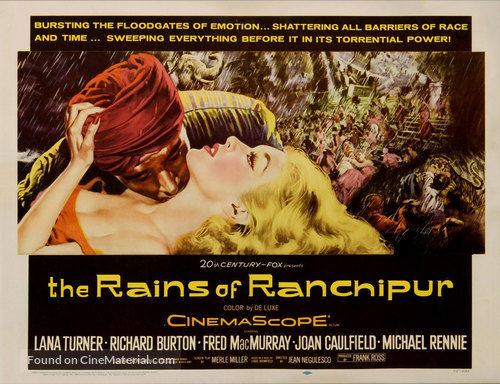 The Rains of Ranchipur - Movie Poster