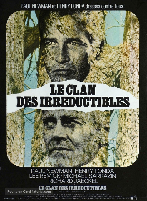 Sometimes a Great Notion - French Movie Poster