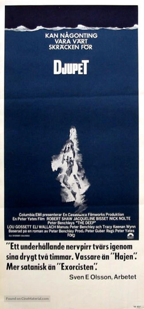 The Deep - Swedish Movie Poster