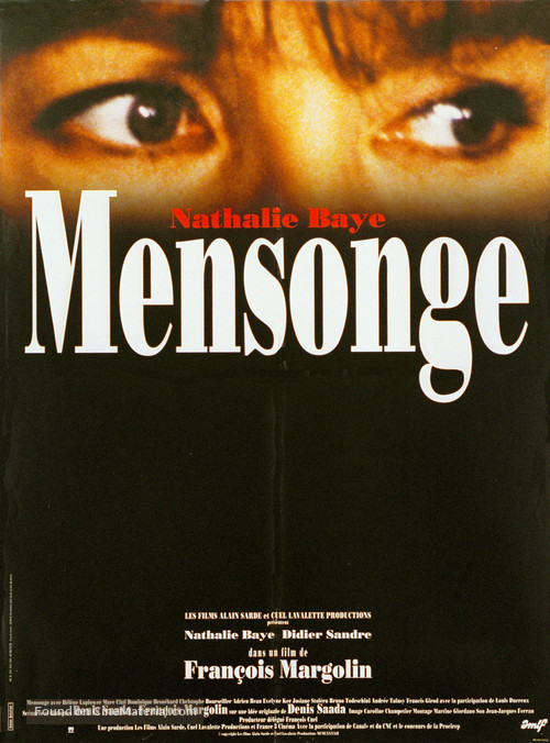 Mensonge - French Movie Poster