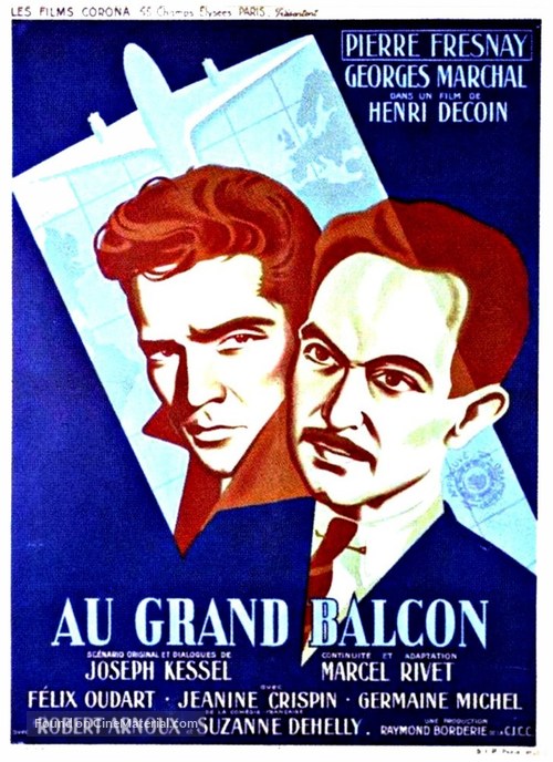 Au grand balcon - French Movie Poster