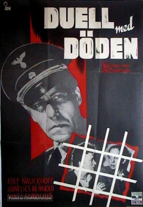 Duell mit dem Tod - Swedish Movie Poster