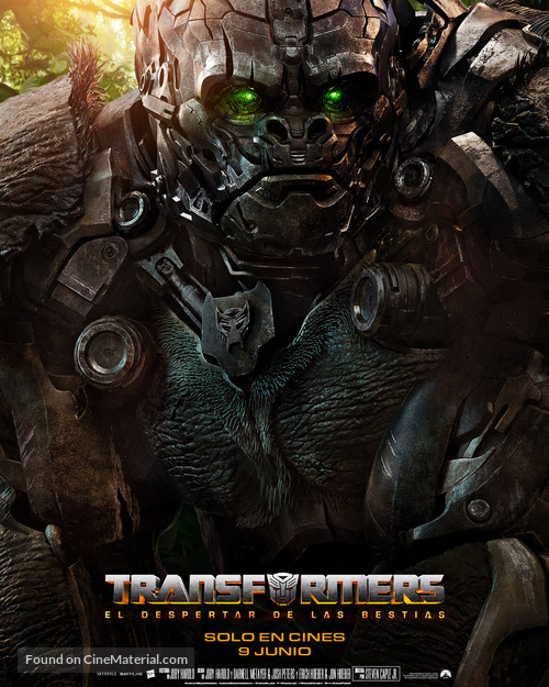 Transformers: Rise of the Beasts - Spanish Movie Poster