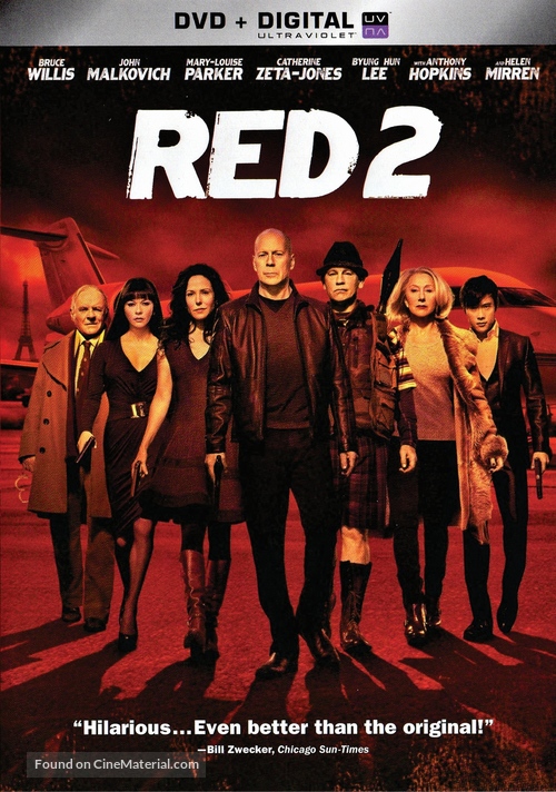 RED 2 - DVD movie cover