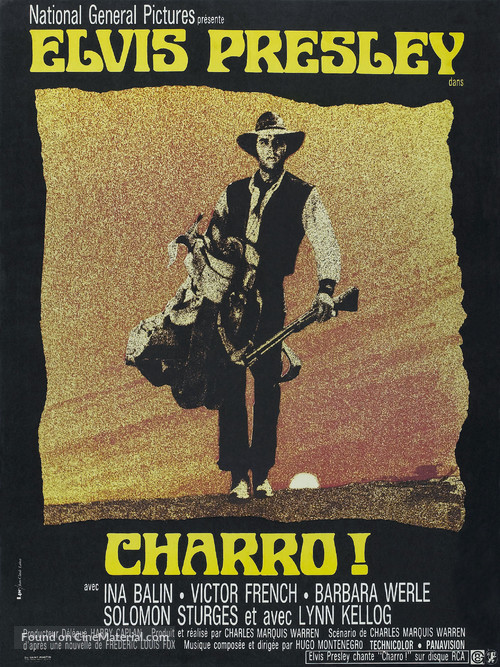 Charro! - French Movie Poster
