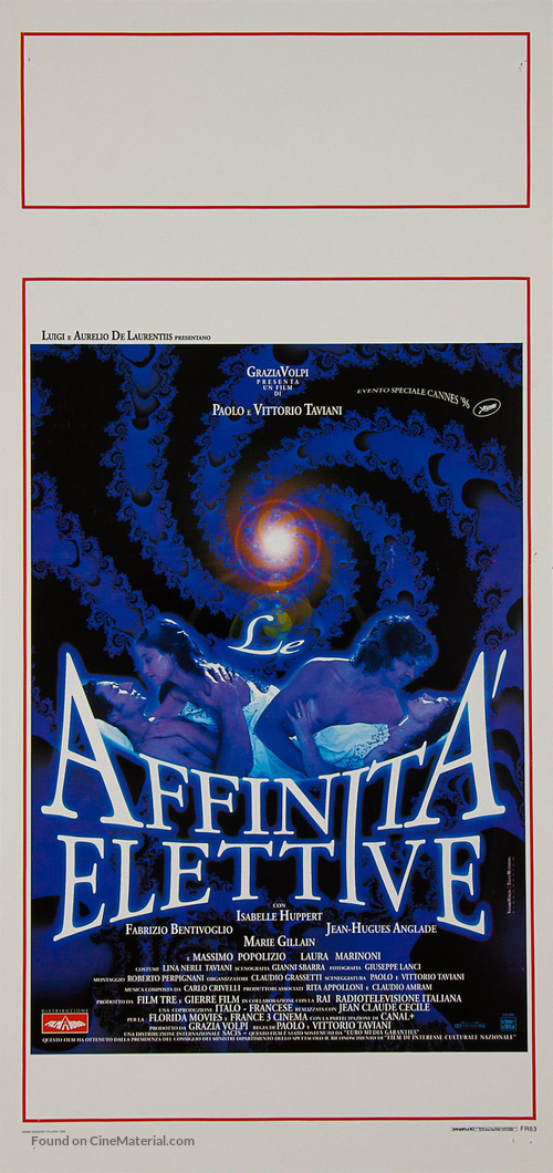 Le affinit&agrave; elettive - Italian Movie Poster