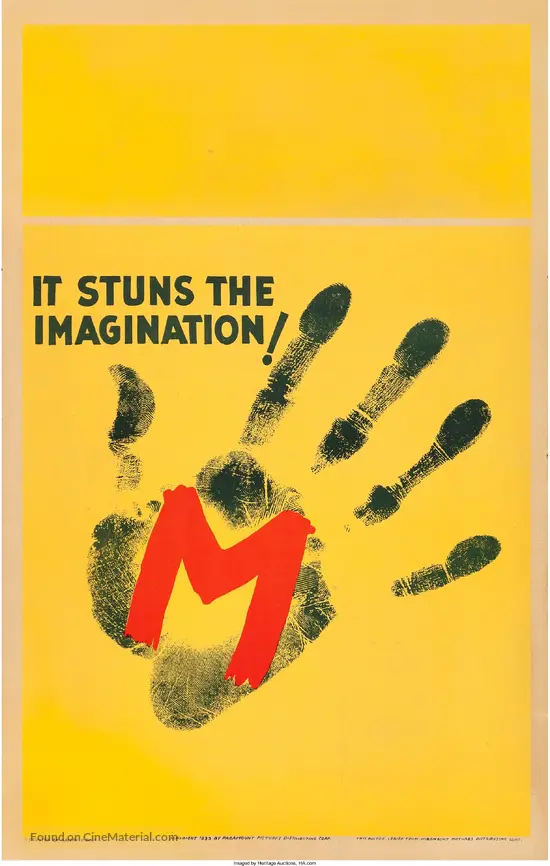 M 1931 Poster