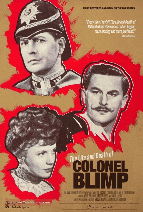 The Life and Death of Colonel Blimp - British Movie Poster