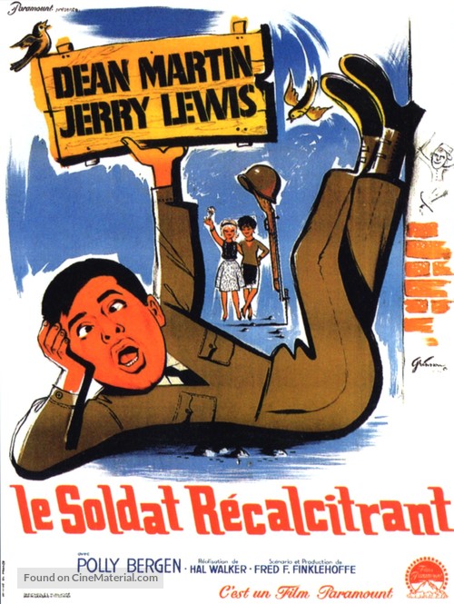 At War with the Army - French Movie Poster