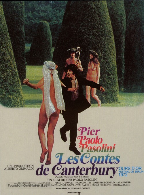 I racconti di Canterbury - French Movie Poster