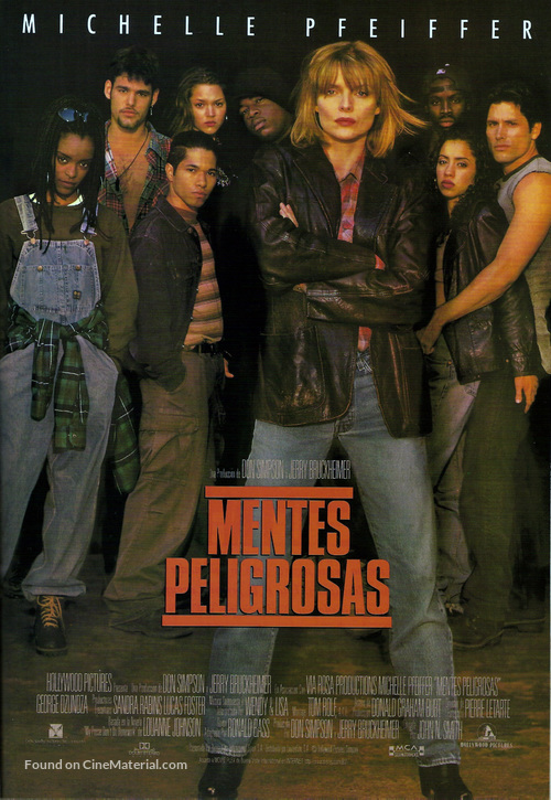 Dangerous Minds - Spanish Movie Poster