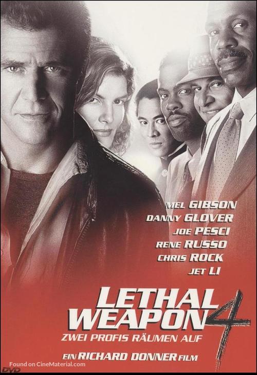 Lethal Weapon 4 - German DVD movie cover