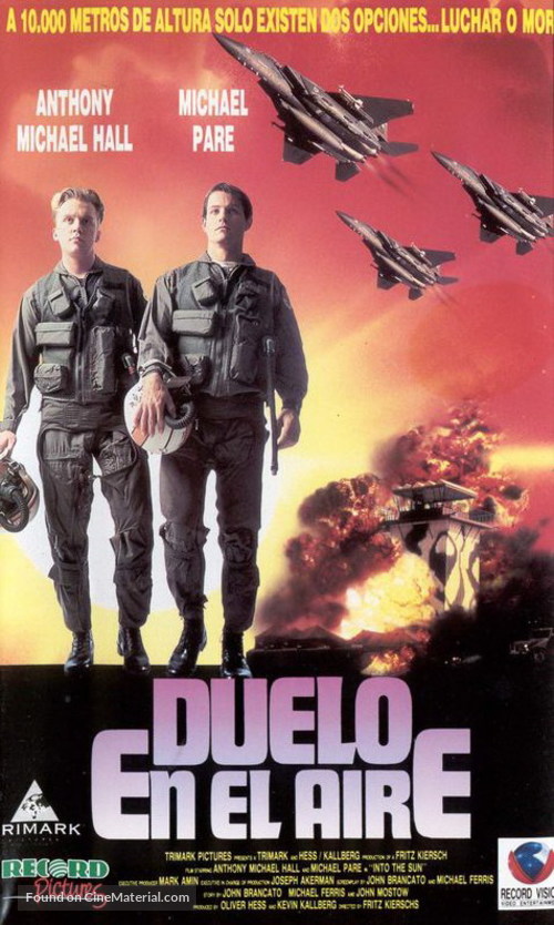 Into the Sun - Spanish VHS movie cover