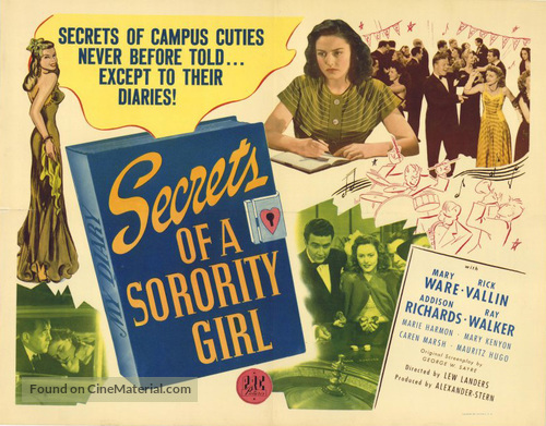 Secrets of a Sorority Girl - Movie Poster