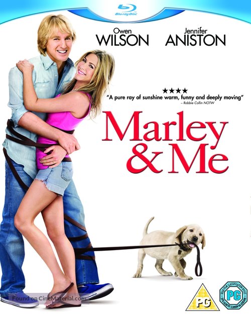 Marley &amp; Me - British Blu-Ray movie cover