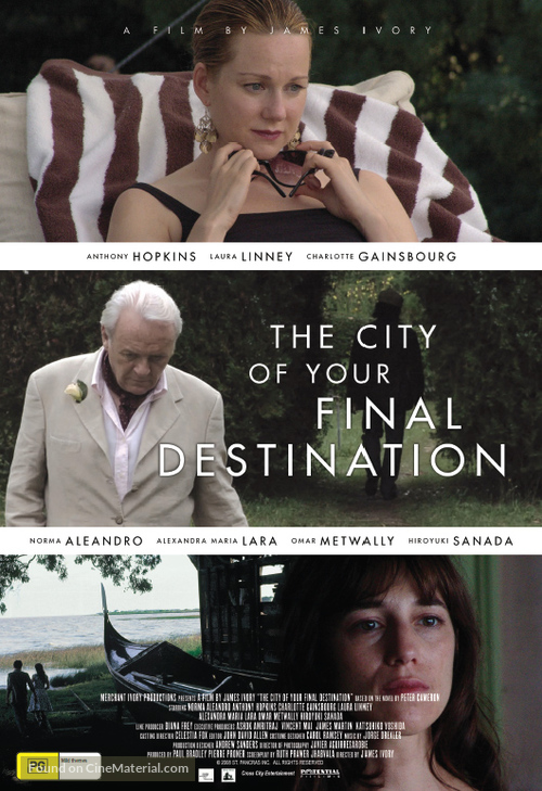 The City of Your Final Destination - Australian Movie Poster