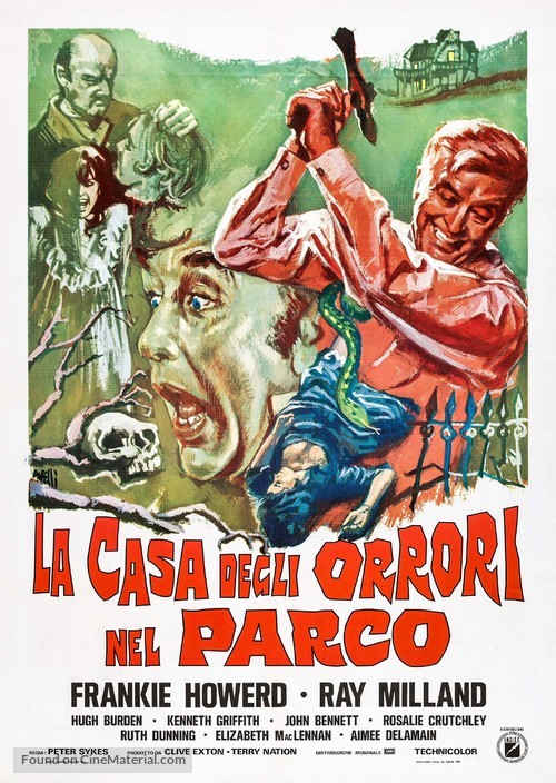 The House in Nightmare Park - Italian Movie Poster