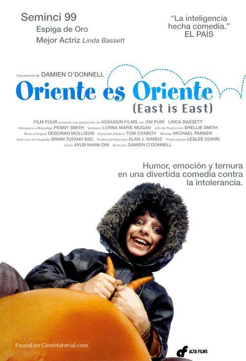 East Is East - Spanish Movie Poster