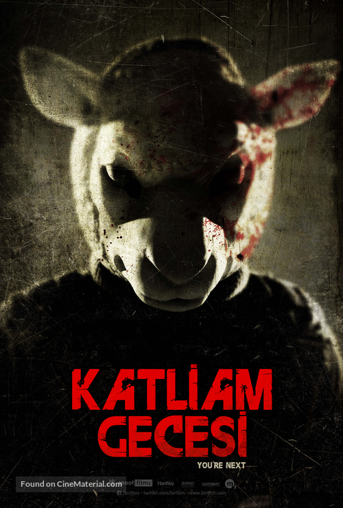 You&#039;re Next - Turkish Movie Poster