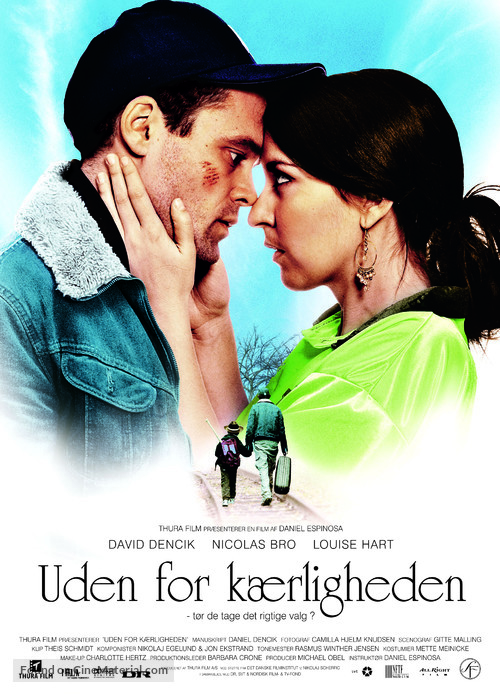 Udenfor k&aelig;rligheden - Danish Movie Poster