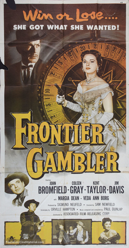 Frontier Gambler - Movie Poster