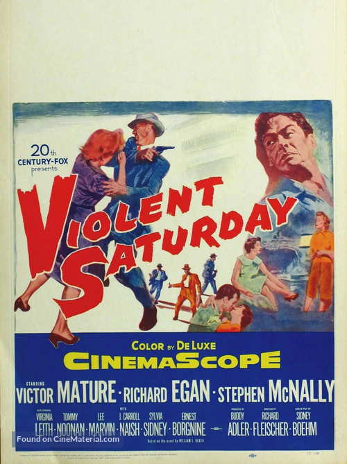 Violent Saturday - Movie Poster