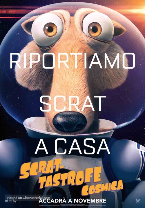 Cosmic Scrat-tastrophe - Italian Movie Poster