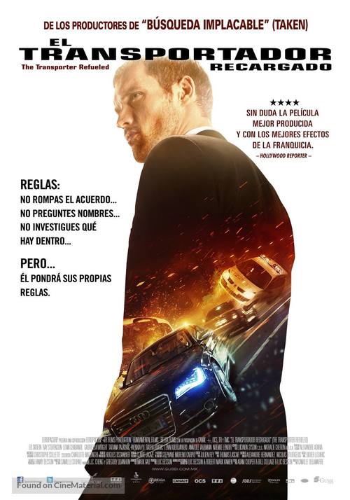 The Transporter Refueled - Mexican Movie Poster