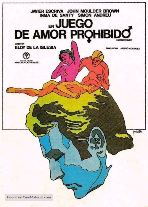 Juego de amor prohibido - Spanish Movie Poster