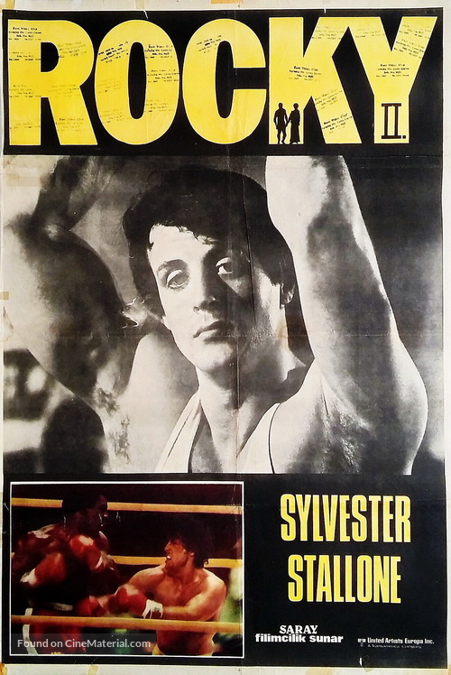 Rocky II - Turkish Movie Poster