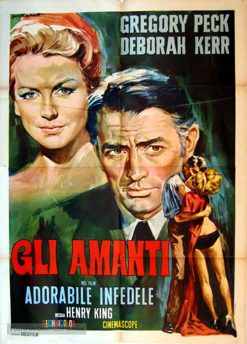 Beloved Infidel - Italian Movie Poster