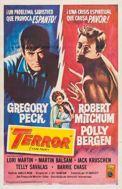Cape Fear - Puerto Rican Movie Poster