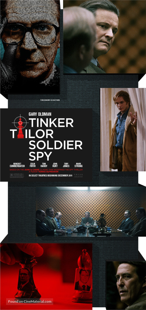 Tinker Tailor Soldier Spy - British Movie Poster